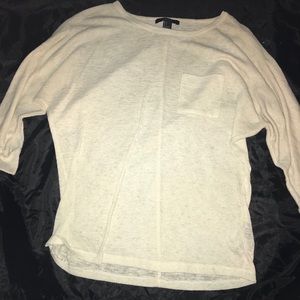 Cream Forever 21 sweater